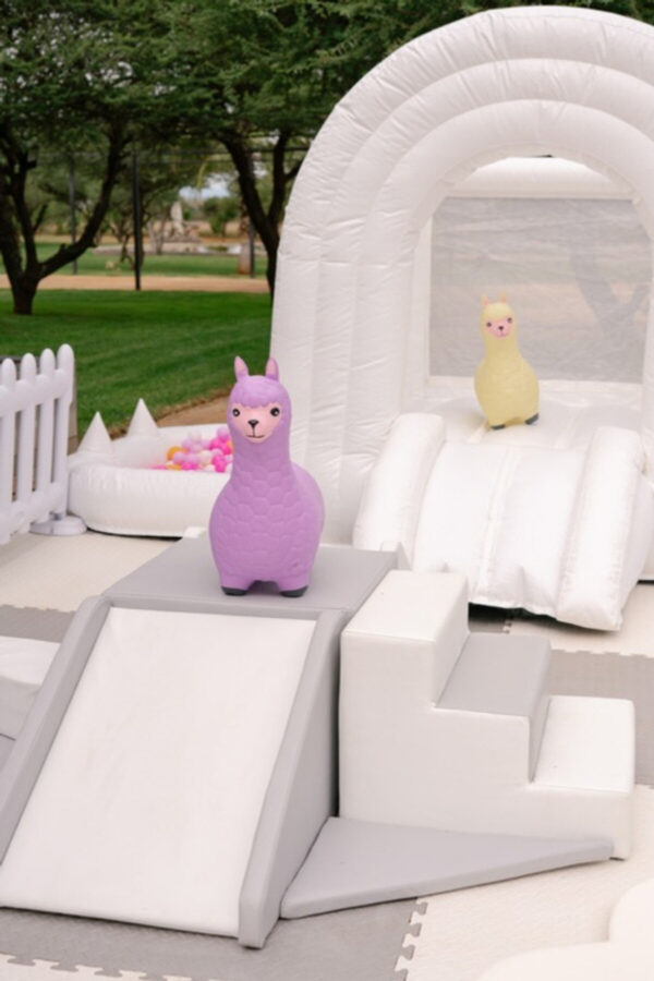 Rainbow soft play set